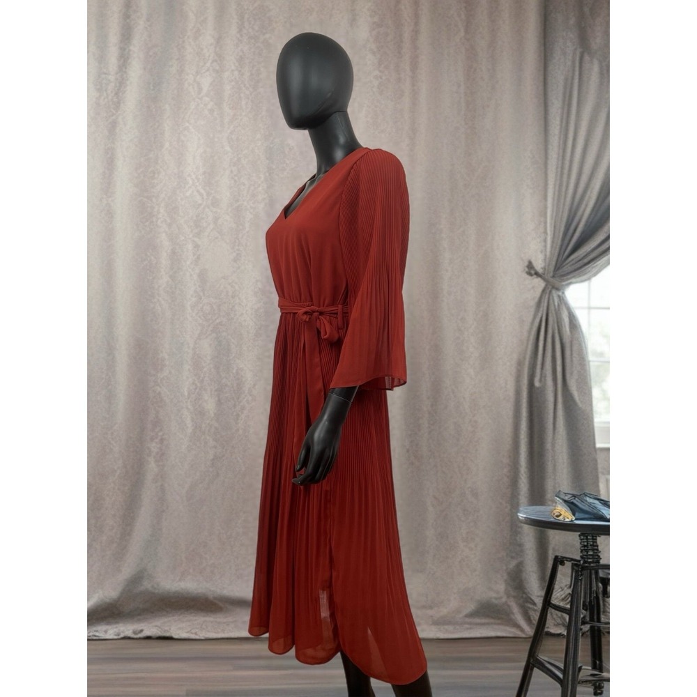Loveriche Women's 3/4 Sleeve Solid/orange burn Size M - Picture 6 of 11